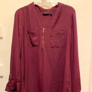 Plum blouse